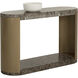Cavette 50 X 32.5 inch Marble Look / Dark Emperador Outdoor Console Table